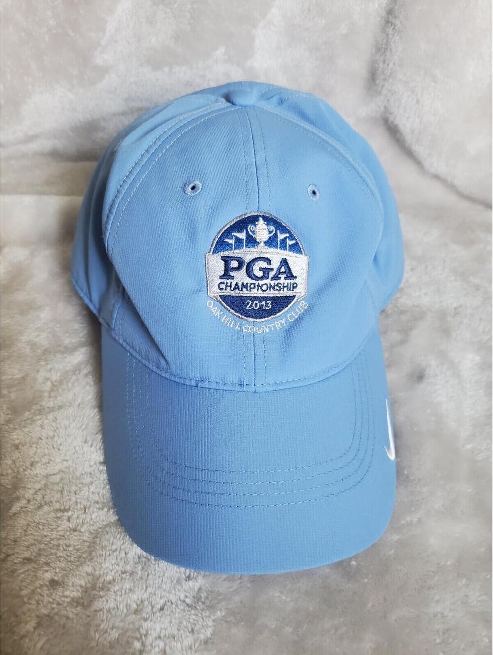 Nike Golf Hat Mens Blue Strapback Cap PGA Championship 2013